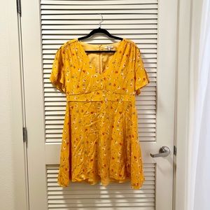 NWOT Madewell Flutter Sleeve Dress